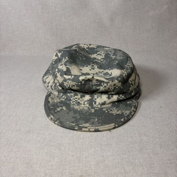 US Military Issue Army Combat Uniform ACU UCP Camouflage Patrol Hat Cap Sz 7-1/8 - Picture 2 of 6